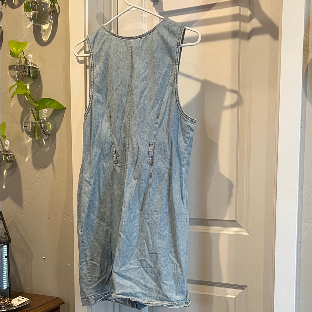 Faded Glory Light Blue Denim Sleeveless Dress - Picture 4 of 4